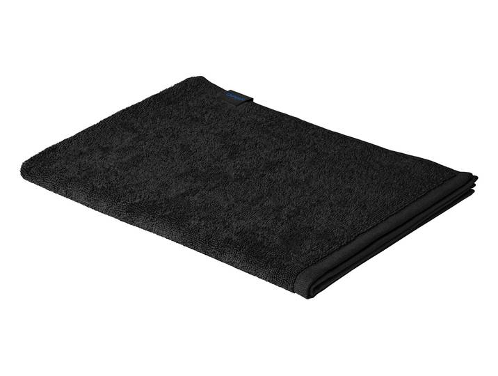 Badematte Mimo Sea , schwarz, (50cm x 70cm ), 1 Stk., Baumwolle, Polyester, Badematten, Badematte