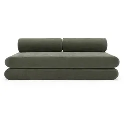 INNOVATION LIVING Schlafsofa Circlus mit Rückenpolster Stoff Grün Olive