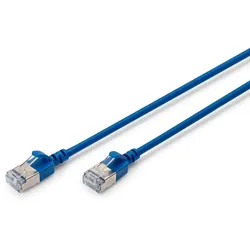 Digitus CAT 6A F-FTP Slim Patchkabel, 2m, Blau