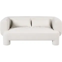 3-SITZER-SOFA Stoff Weiß Hogbo