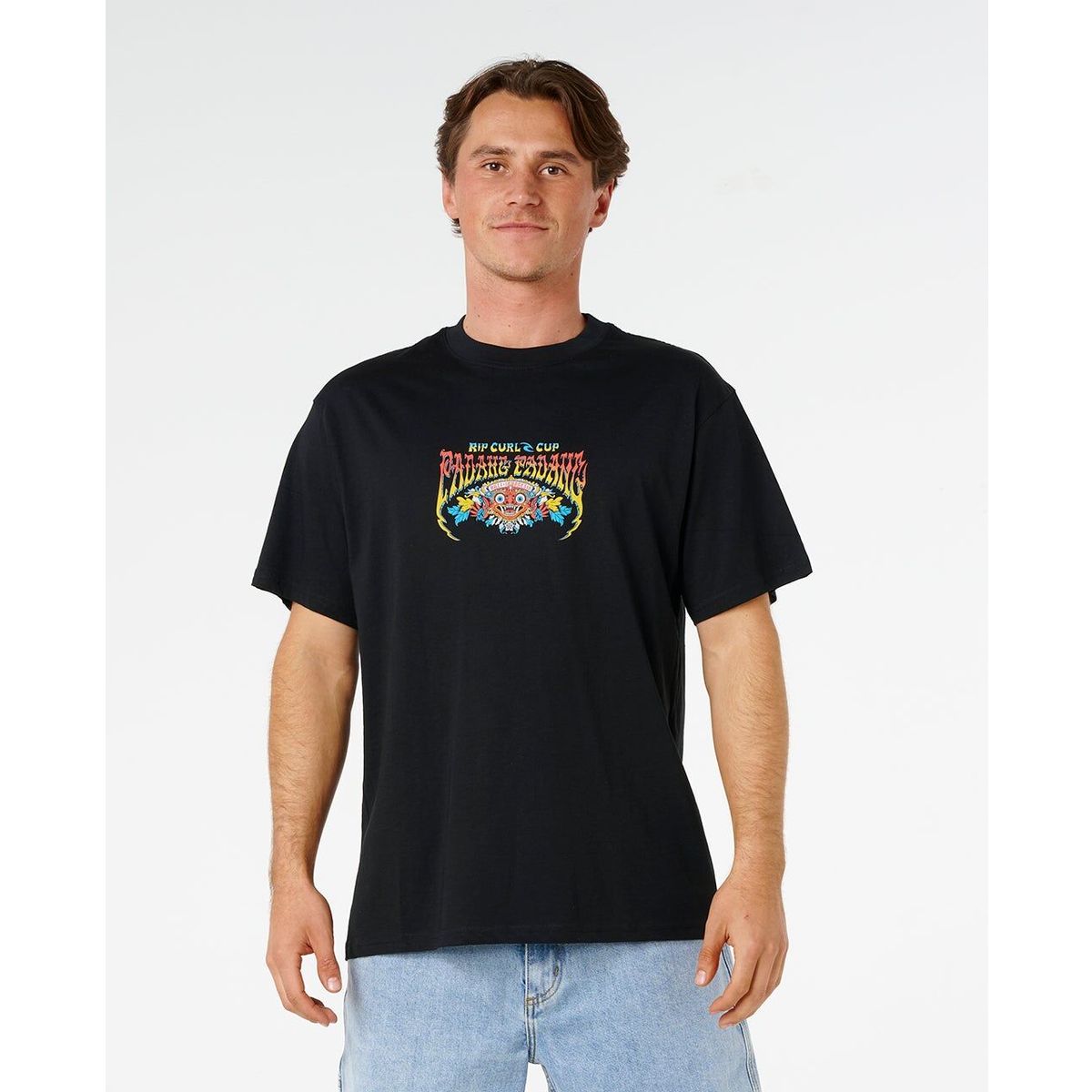 RipCurl Padang CUP Poster Tee black (0090) M 0ZUMTE-0090-M