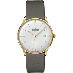 Junghans 59/7601.02 Meister Mega Solar Armbanduhr Grau/Goldfarben