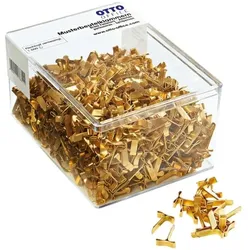 OTTO Office Musterbeutel-Klammern, goldfarben - 1000 Stück gold