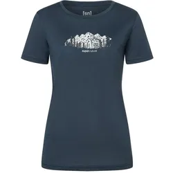 Super Natural, Damen, Funktionsunterhose, Women's Canadian Woods Tee (M), Blau