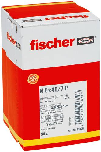 Fischer Deutschl. Nageldübel 6x40/7 P
