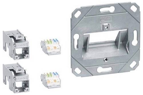 Hager GMKSRJ45C6A2 Brüstungskanal Datenanschlussmodul Cat 6 1St.