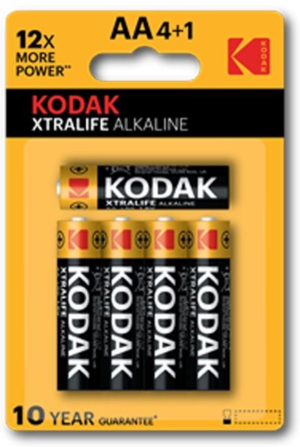PILHA KODAK AA XTRALIFE (4+1)