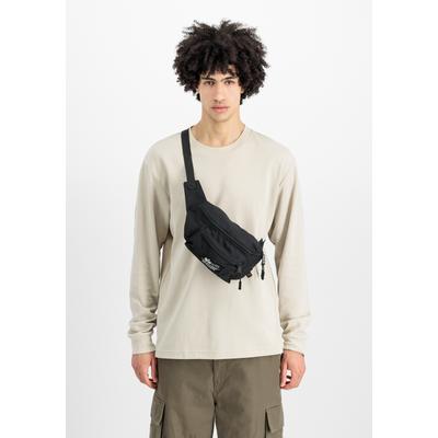 Gürteltasche ALPHA INDUSTRIES "Big Waist Bag", schwarz, Obermaterial: 100% Nylon. Futter: 100% Polyester, Taschen Gürteltasche