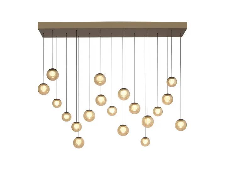 Neuhaus PURE Hanglamp Popup 19 lichts L 150 cm comfortlift champagne