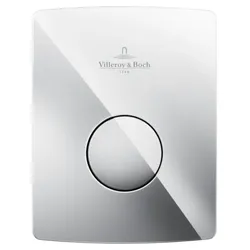 Villeroy & Boch ViConnect Urinal-Betätigungsplatte 92194461 verchromt, Kunststoff