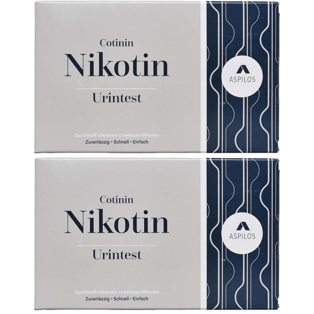 Aspilos Selbsttest Nikotin Urin 2x 2x1 St Test