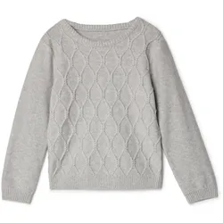 Tchibo - Kinder-Strickpullover - Kinder - Gr. 98/104 - grau