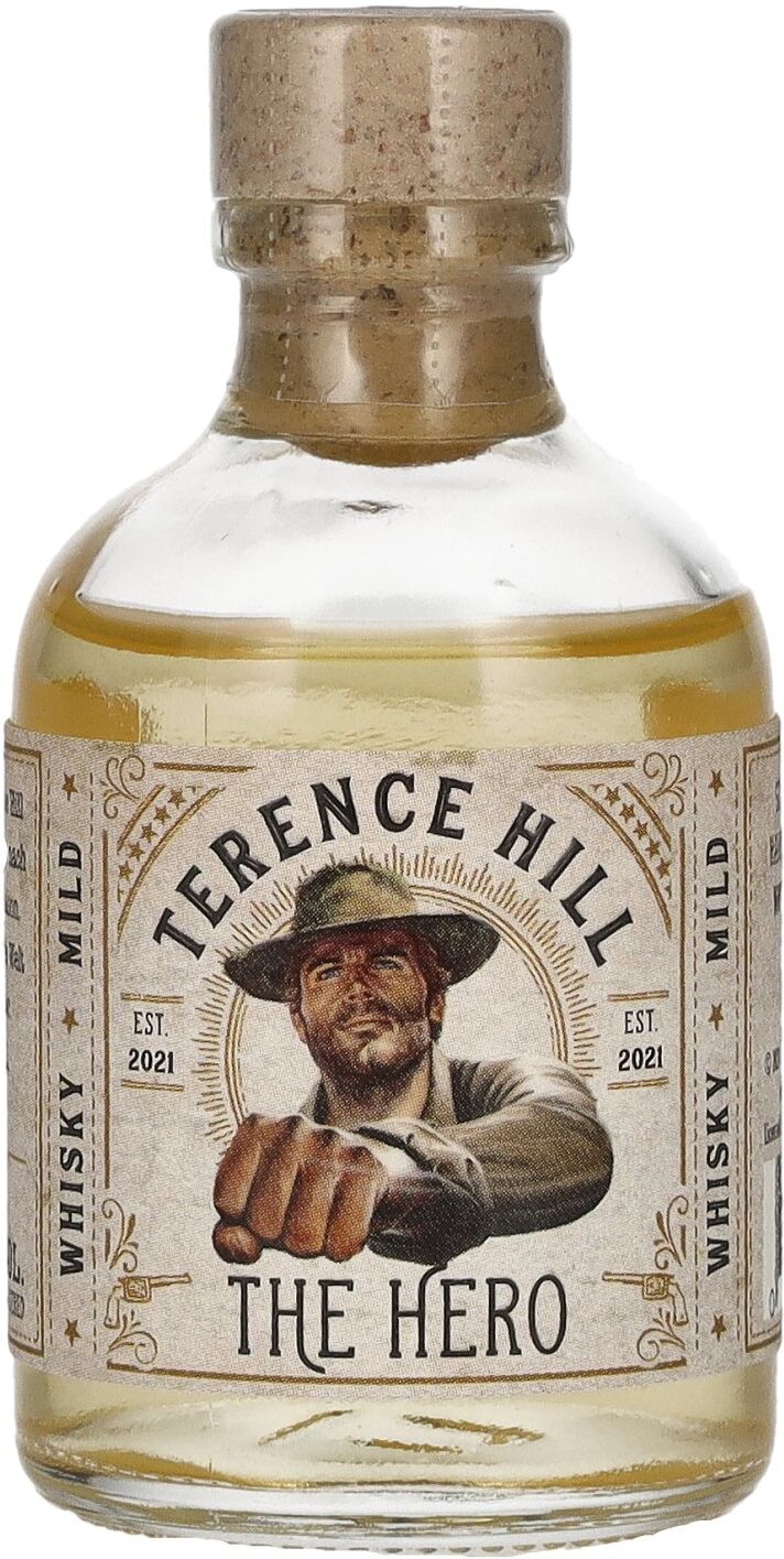 St. Kilian Terence Hill THE HERO Whisky Mild 46% Vol. 0,05l