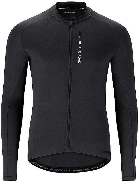 ENDURANCE Herren Winter Radtrikot Paxton schwarz   XXL M