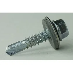 BI-Metall Bohrschrauben - A2/CV - Dichtscheibe 16 mm - Bohrleistung 12 mm - 5,5x40