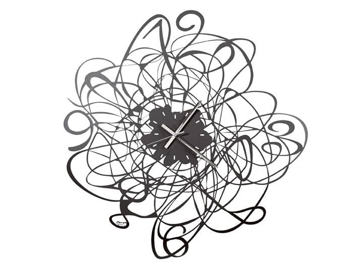 ARTI E MESTIERI horloge murale DOODLE (Noir - Métal)