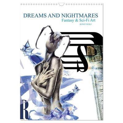 Dreams and Nightmares - Fantasy & Sci-Fi Art / 2027 (Wandkalender 2027 DIN A3 hoch), CALVENDO Monatskalender