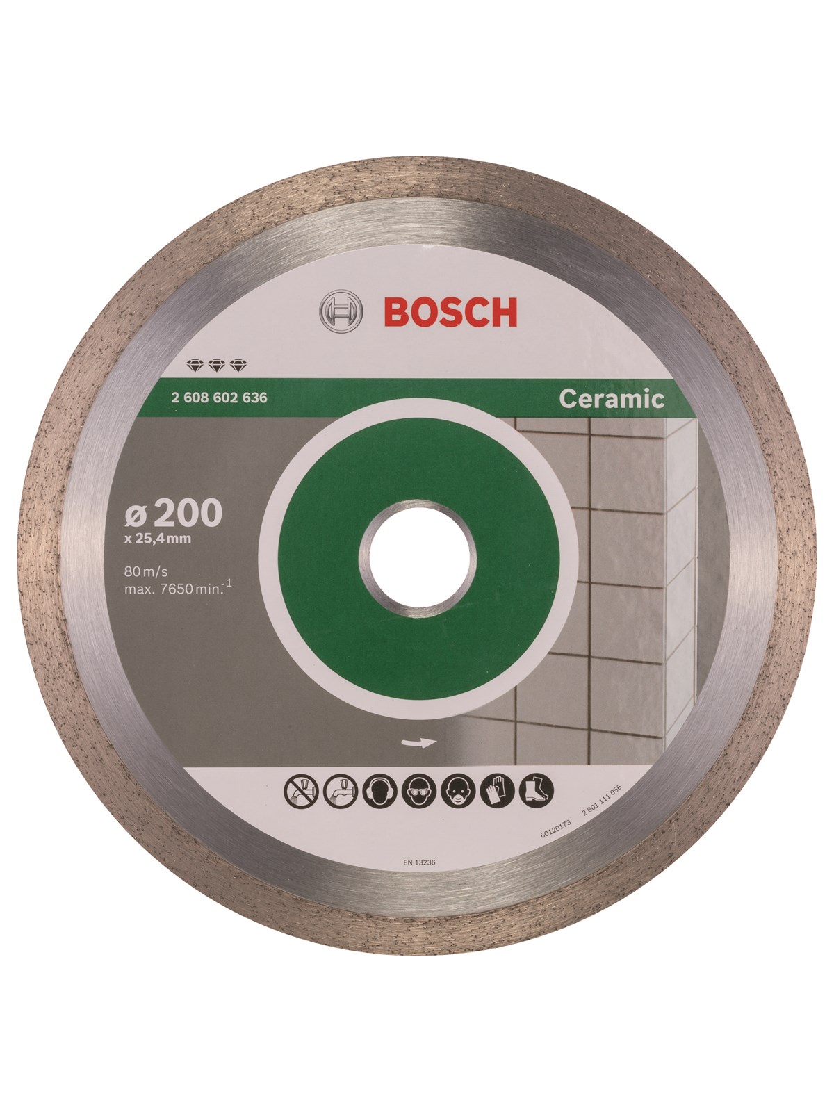 Bosch DIAMANTSKIVE 200X25.4MM BEST CERAMIC