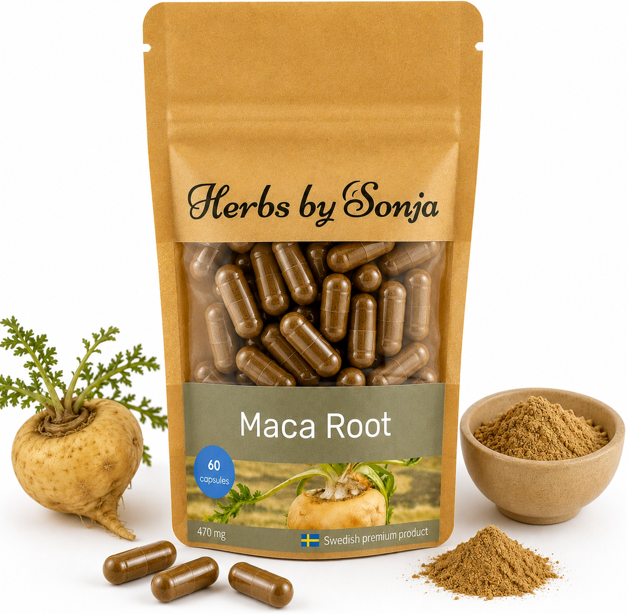 Maca-Wurzel – 60 Kapseln