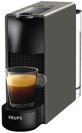 Krups Cafetera de cápsulas automática Nespresso Essenza Mini para cápsulas Nespresso Original. Gris