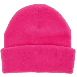 Strickmütze, neonpink