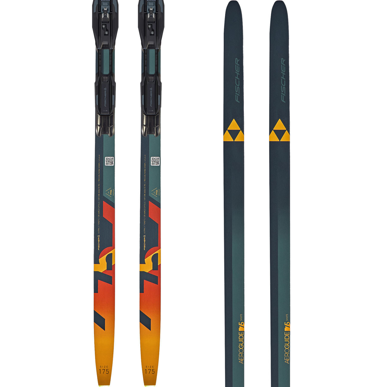 Fischer Aeroguide Skate 75 SET - 185 cm = 75 - >100 kg