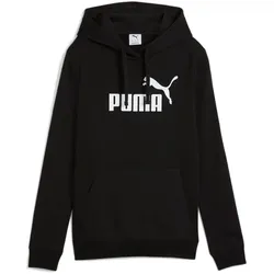 PUMA Essentials No. 1 Logo French Terry Hoodie Damen 01 - PUMA black L