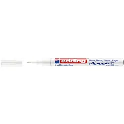 Edding 753-049 753 Glanzlack-Marker creative - 1 - 2,5 mm, weiß