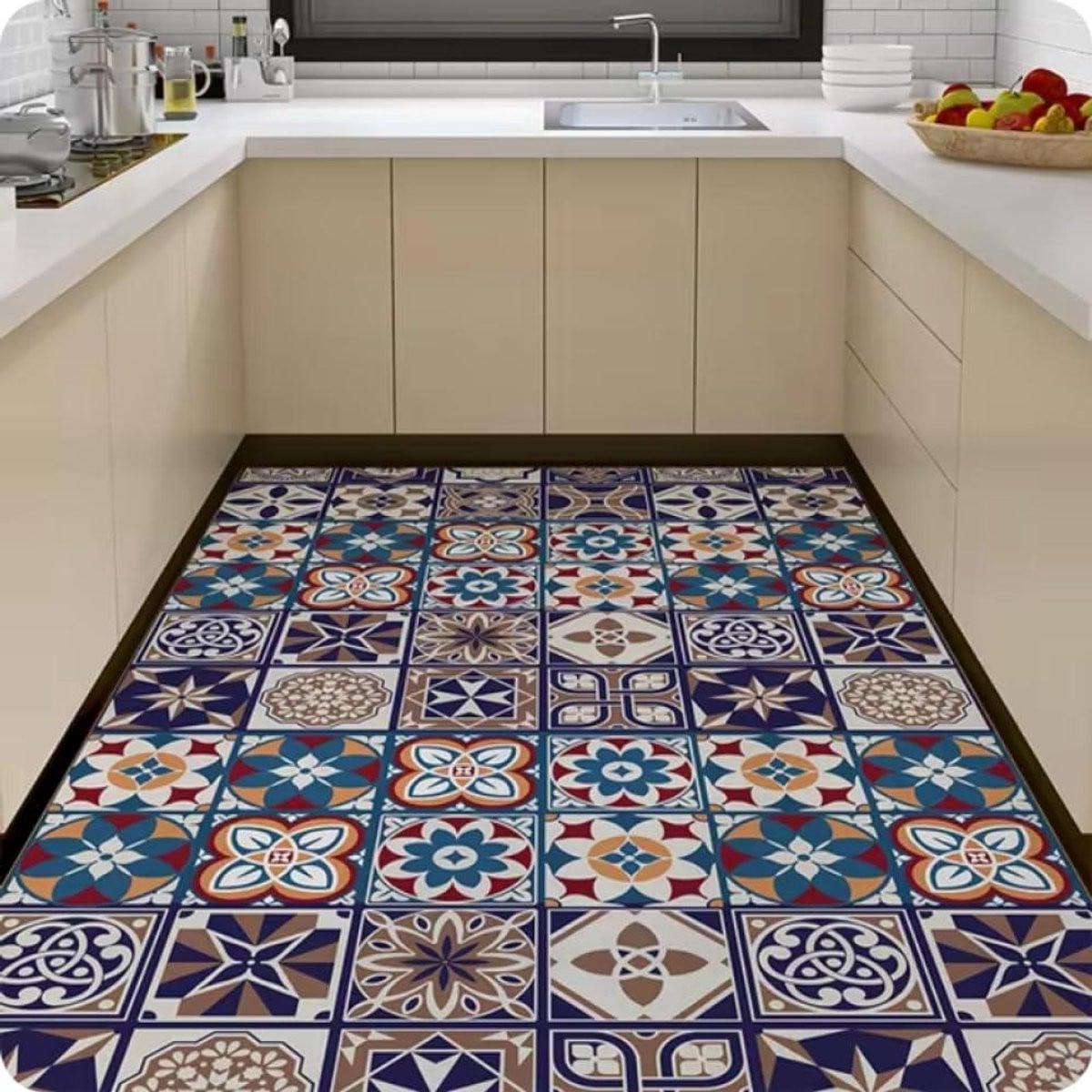 Antislip Keukentapijt en Vloerkleed voor Woonkamer of Slaapkamer - Polyester - 160 x 230 cm