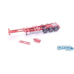 Scaletrucks Bausatz 2x 40/45ft Container Auflieger rot ST-0208