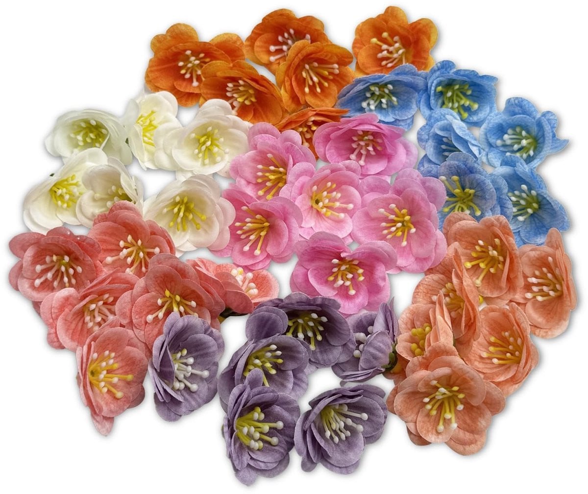 Dailygoods Mini Jasmijn Kunstbloemen Decoratie, 42 stuks