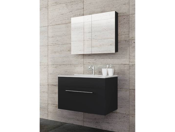 Salle de bain Melville II 3 éléments 80cm Noir/Noir