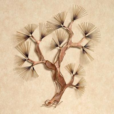 Touch of Class Shimmering Cedar Metal Wall Sculpture Multi Metallic , Multi Metallic