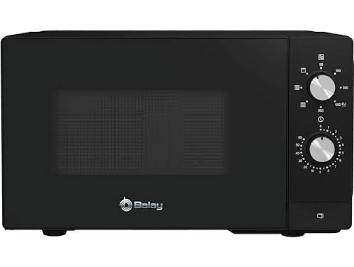 BALAY, 3WG3112X2, Mikrowelle, mechanisch, freie Installation, Grill, 20 l, Aqualisis, Ap. Seite links, Schwarz/Edelstahl