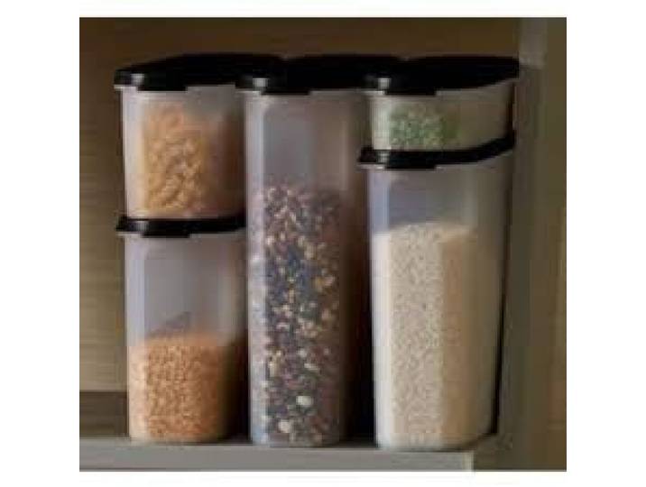Tupperware Modular Mates Oval Set, Black by Tupperware