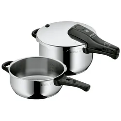 WMF Schnellkochtopf Perfect 2tlg. Edelstahl Transparent Poliert