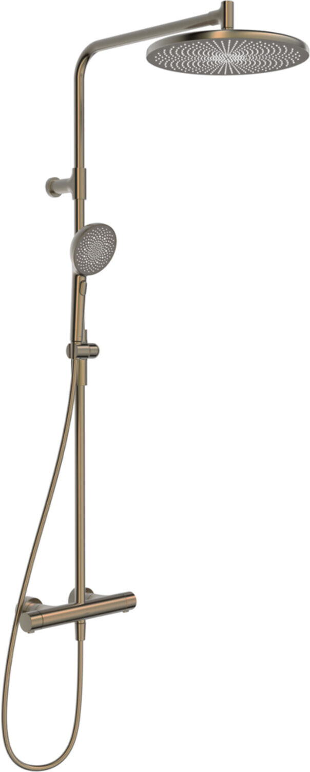 Regenbrause-Thermostat HANSAAURELIA Wd-mont., 3-strg., rd, Bronze gebürstet (4719910381)