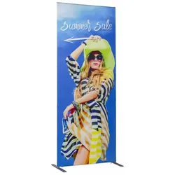 Zipper-Banner Slim 100x200cm Druck Doppelseitig