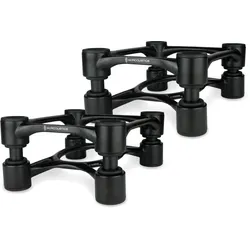IsoAcoustics Aperta 200 Black Entkoppler-Stativ Paar