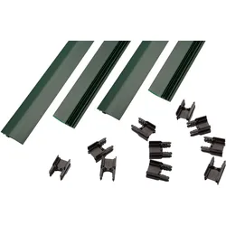 dz MAZU fix-Sichtschutz-Klemmleisten-8er-Set - 8/6/8 - 6005