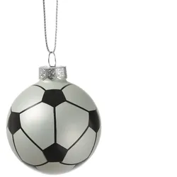 MARELIDA Weihnachtsbaumschmuck Fußball D: 5,6cm Weihnachtskugel Sport