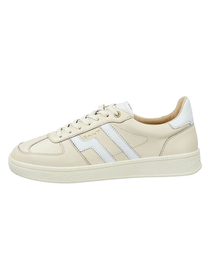 GANT Footwear Leder-Sneakers "Cuzima" in Creme - 38