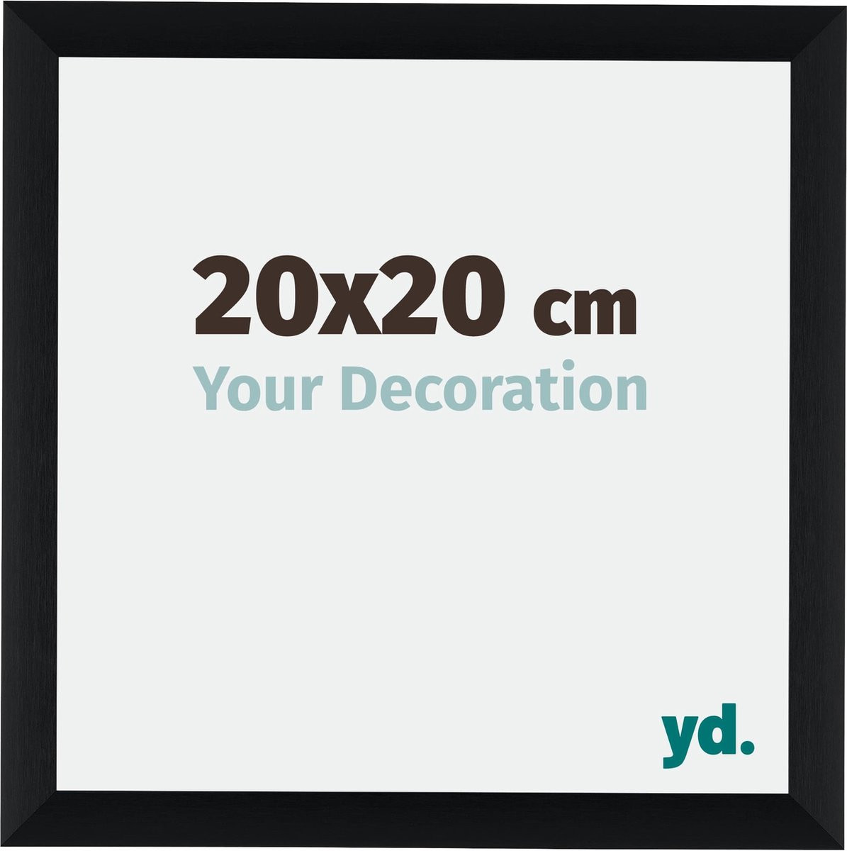 Your Decoration Fotolijst Tucson - Aluminium - Zwart Geborsteld - 20x20 cm