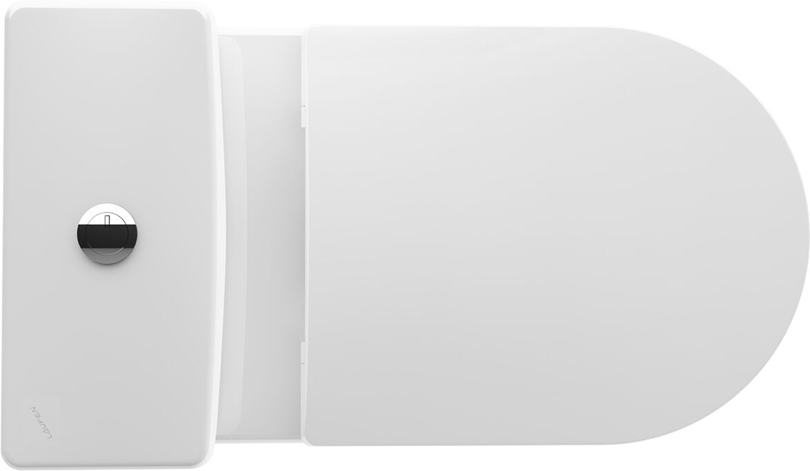 LAUFEN match1 lavabo à poser au Pro WC 8249560000001 blanc , sortie horizontale, pour combinaison