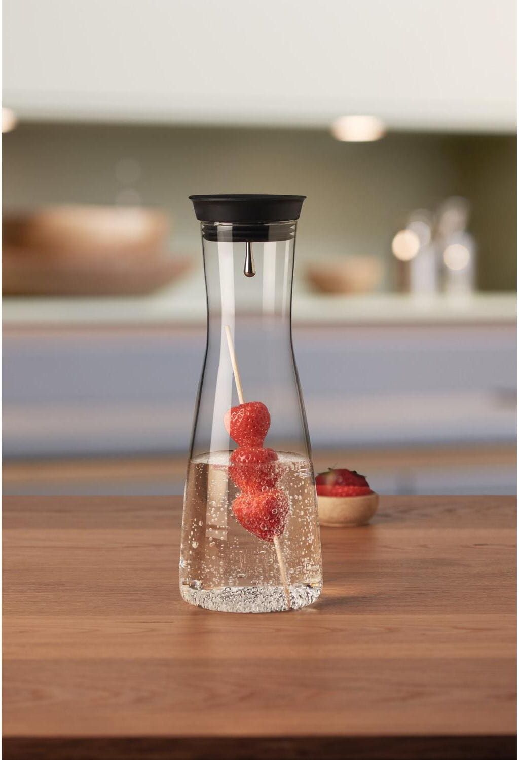Karaffe LEONARDO "Ciao 1 l", transparent, H:28,2cm Ø:10cm, Glas, Karaffen, Karaffe transparent 1ml