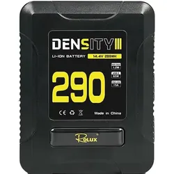 Rolux V-Mount Akku Density III 290Wh 14,4V 20100mAh (Kamera Akku), Kamera Stromversorgung, Schwarz