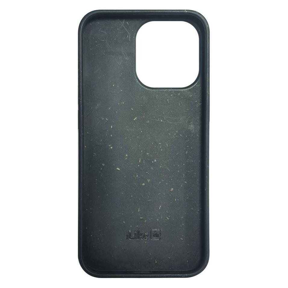 iLike iPhone 14 Pro Max Silicone plastic case Eco Print Design (Apple iPhone 14 Pro Max) (ILIAP147EBWBL)