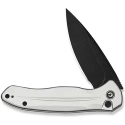 Civivi, Mehrzweckmesser, Nóż Button Lock Kitefin Silver Alu 14C28N
