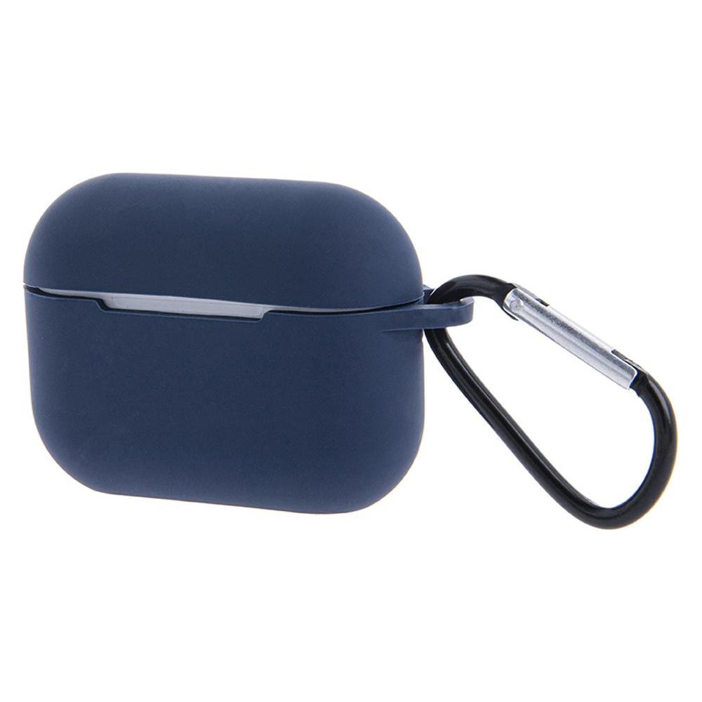 OEM Tasche für Airpods Pro 2 dunkelblau mit Anhänger (Kopfhörer Hülle) (GSM168992)