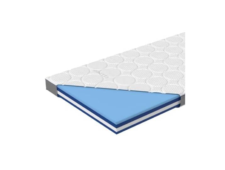 Genius eazzzy Royal Hybrid Topper Höhe 11 cm, Matratzentopper mit Gel-Memory-Schaum, Federkern-Topper Temperaturregulierend, Antibakterielle Silbercover, Hart-Weich-2 Seite, einfache Befestigung